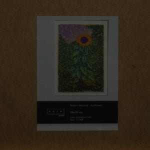 LIberty PSTR studio Robert Möllard sunflower vase oak framed Print size 50X70CM