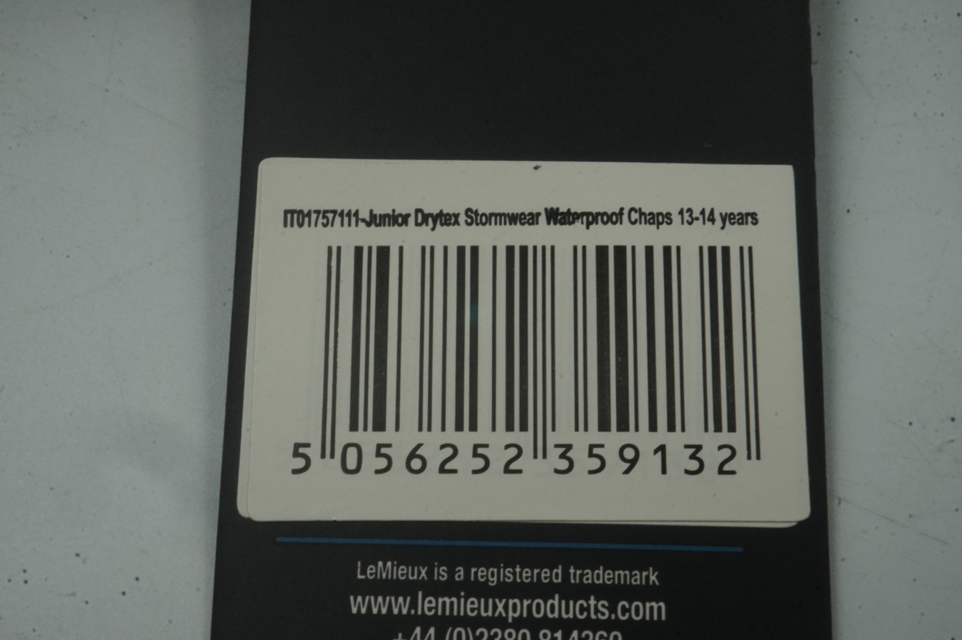 LeMieux stormwear junior waterproof horse riding chaps 13/14years