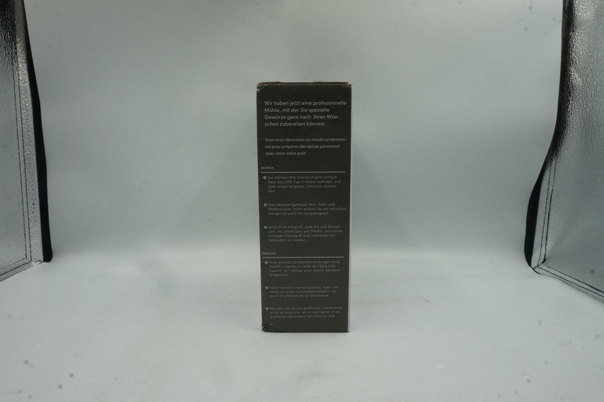 homend grindogo6003EU\UK eclectic salt and pepper grinder