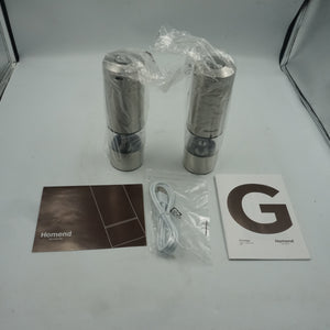 homend grindogo6003EU\UK eclectic salt and pepper grinder
