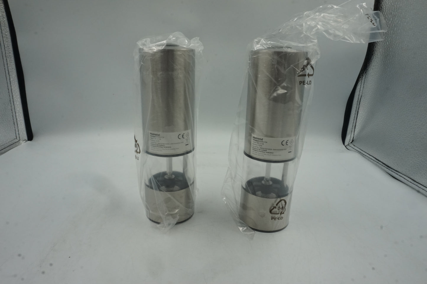 homend grindogo6003EU\UK eclectic salt and pepper grinder