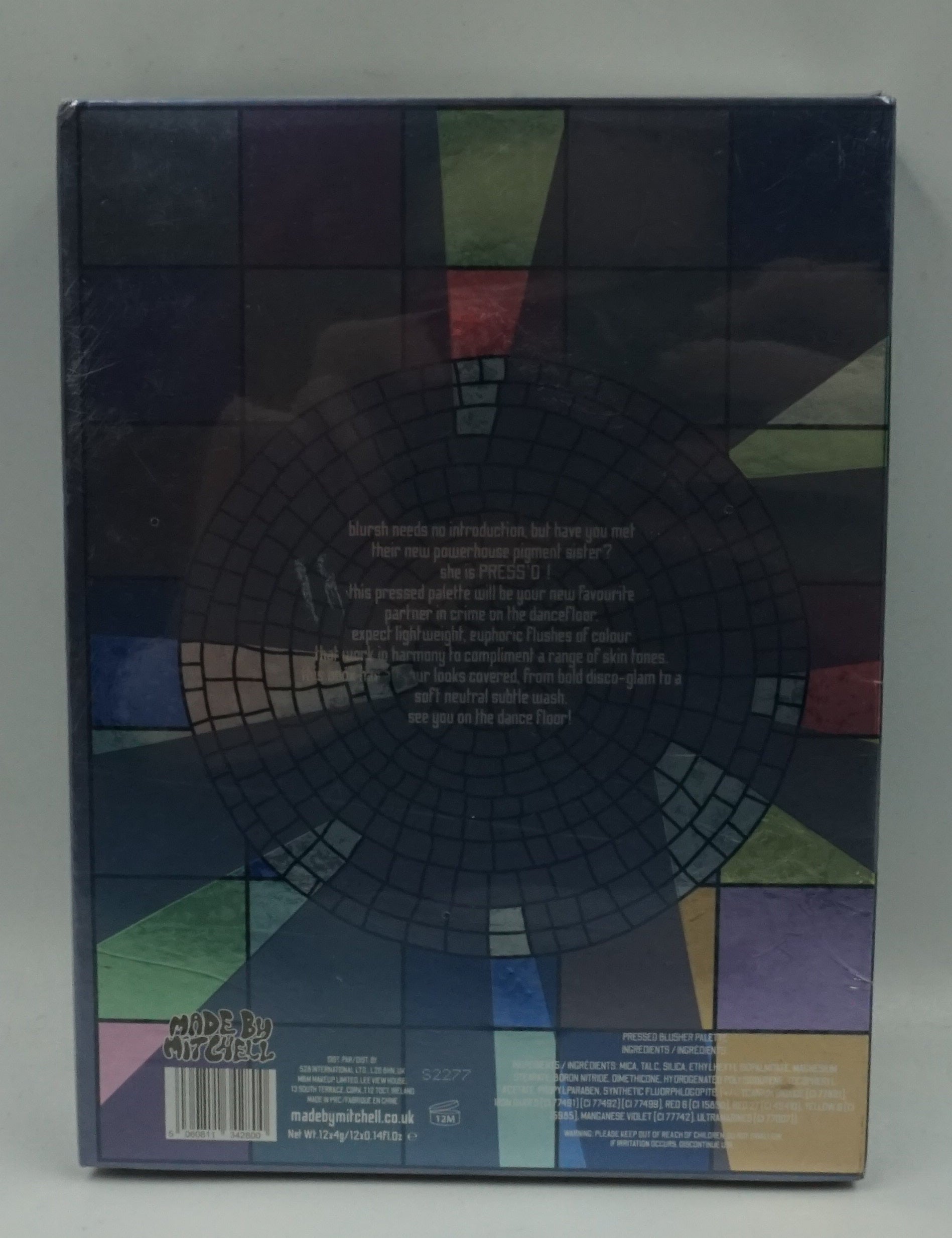 Made by Mitchell blame it on the blursh  12 pan blursh book