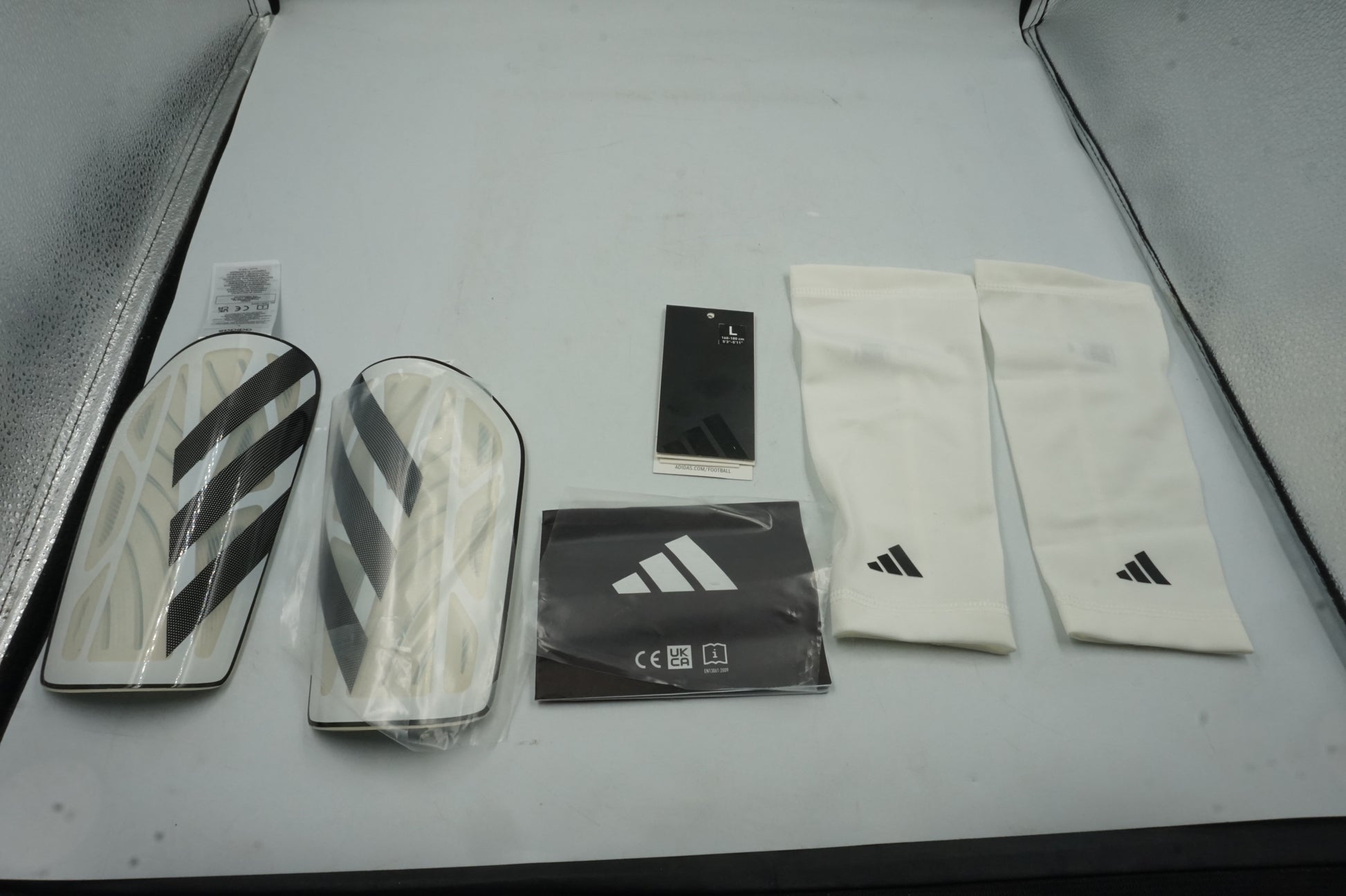 adidas football Tiro league shin guards size L