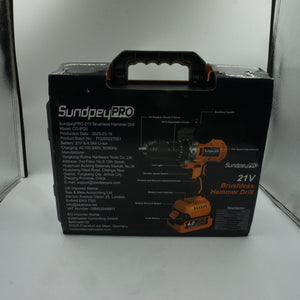 SundpeyPro 21V cordless brushless hammer drill