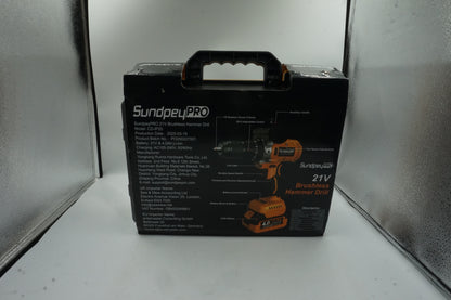 SundpeyPro 21V cordless brushless hammer drill