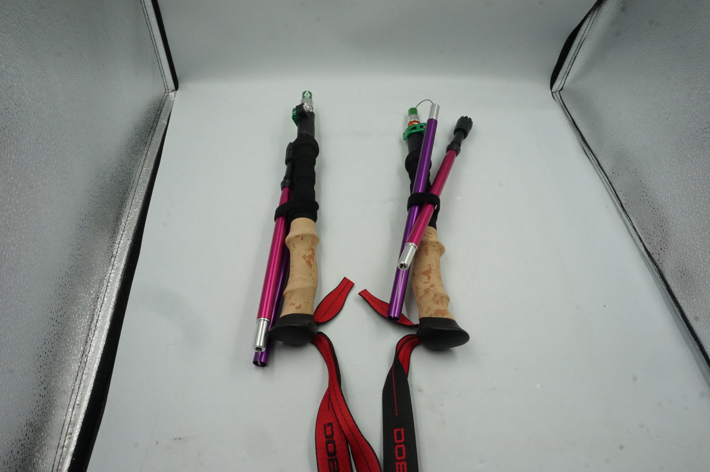 pair of dobests foldable walking stick