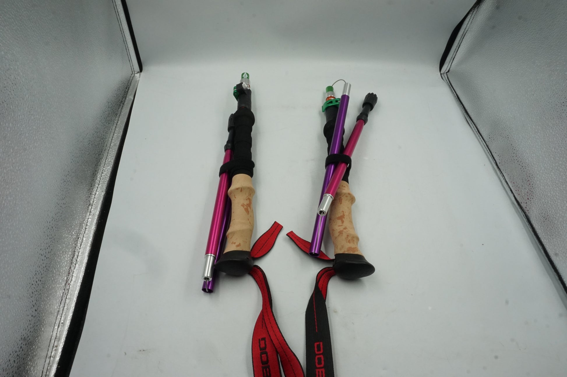 pair of dobests foldable walking stick