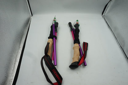 pair of dobests foldable walking stick