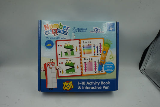 HotDots NumberBlocks 1-10 activity book & Interactive pen