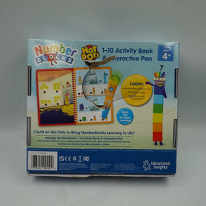 HotDots NumberBlocks 1-10 activity book & Interactive pen