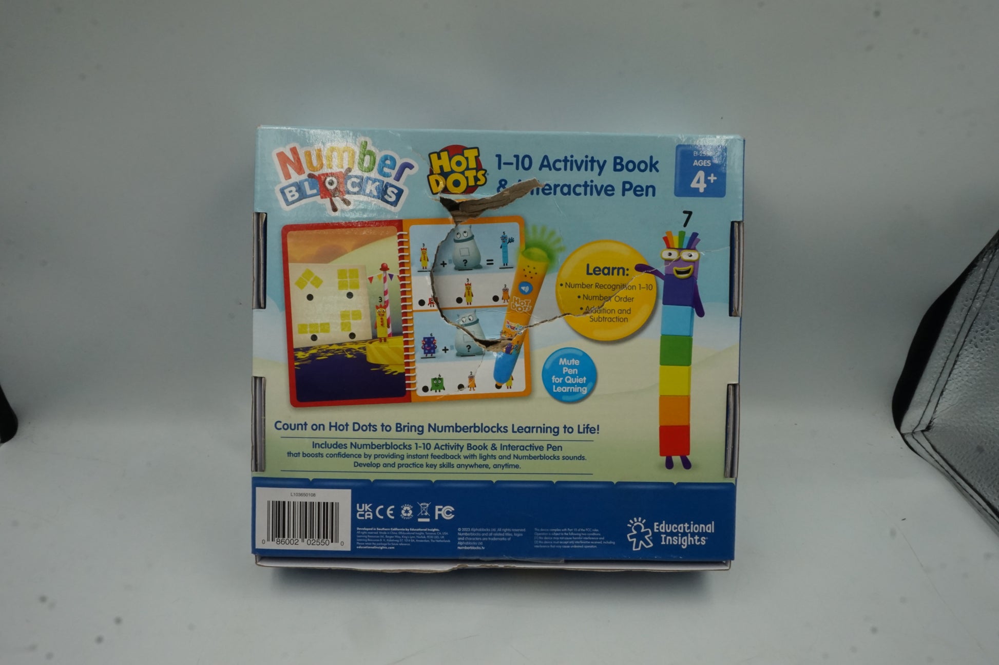HotDots NumberBlocks 1-10 activity book & Interactive pen