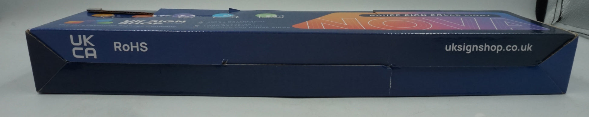 UK sign shop Nova solar light house sign