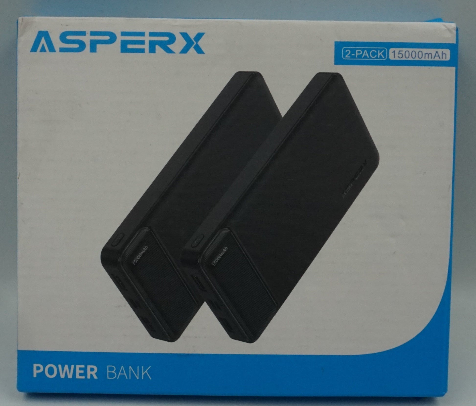 asperx 2 pack power bank 15000mAh AX1515
