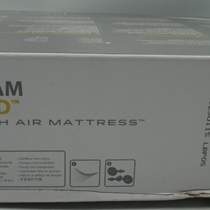 intex dura beam standard single high air mattress size twin
