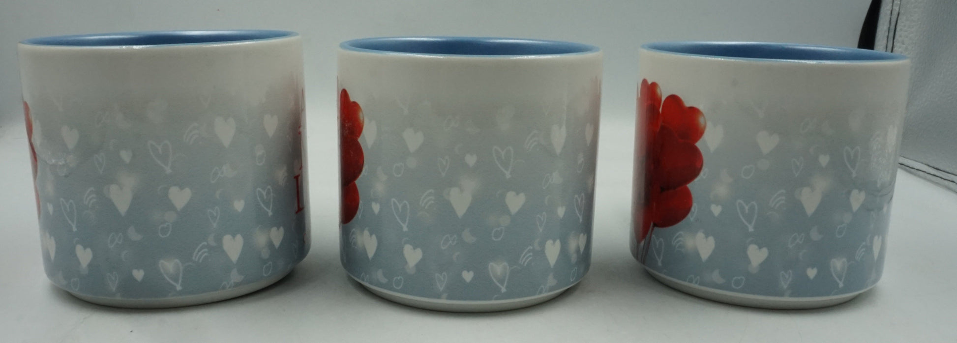 set of three coldplay all my love mugs