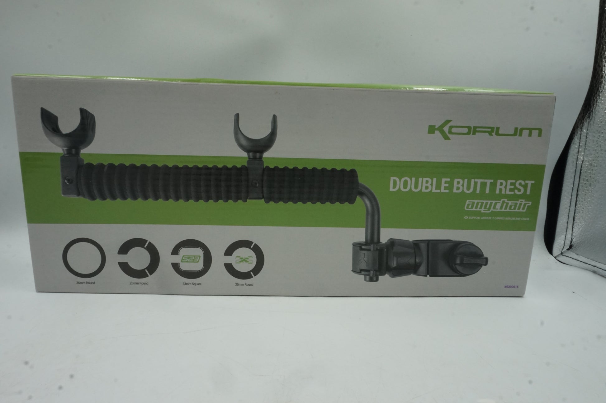 korum any chair two rod chair double butt rest