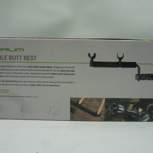 korum any chair two rod chair double butt rest