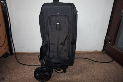 Relavel rolling trolly makeup backpack with adjustable dividers