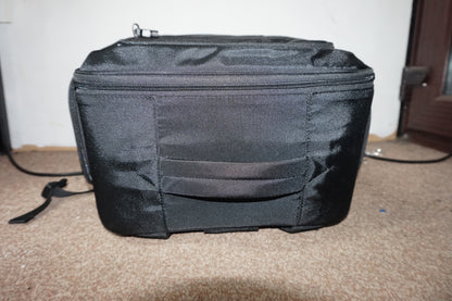 Relavel rolling trolly makeup backpack with adjustable dividers