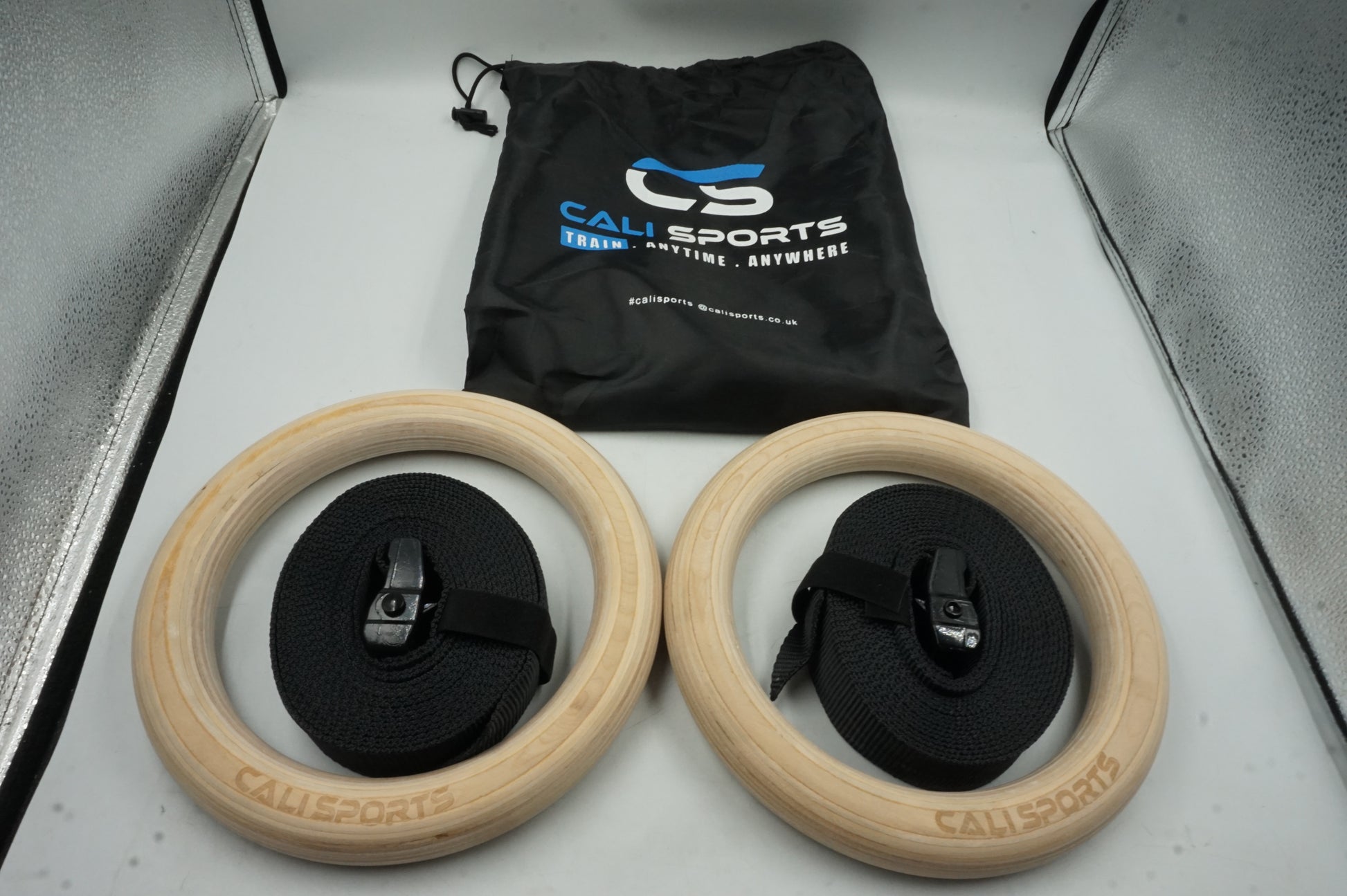cali sports wooden gymnastic rings