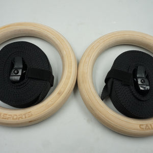 cali sports wooden gymnastic rings