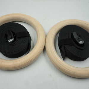 cali sports wooden gymnastic rings