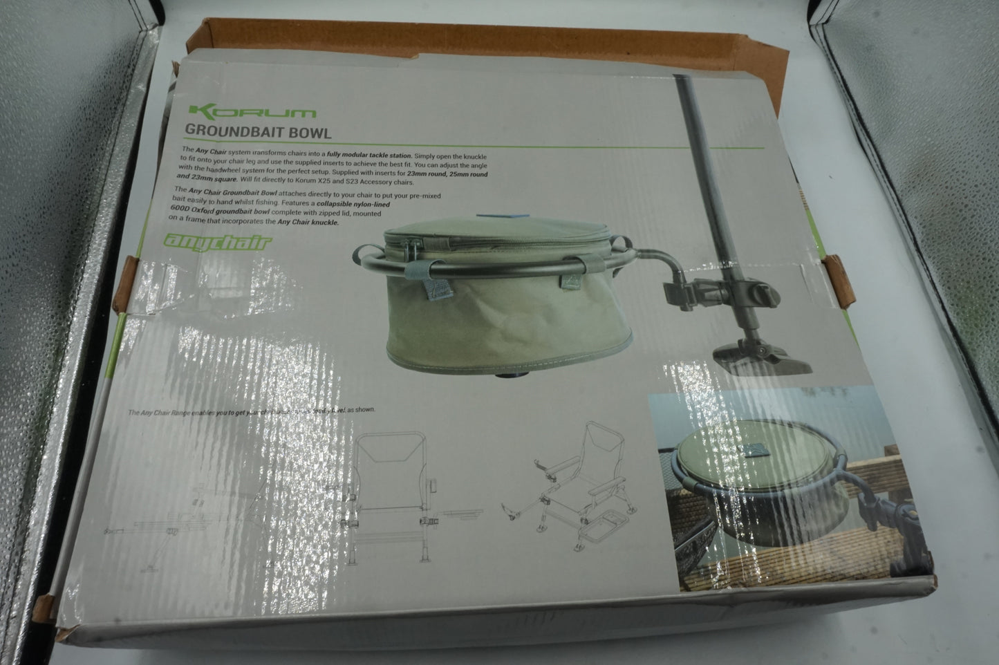 Korum any chair ground bait bowl