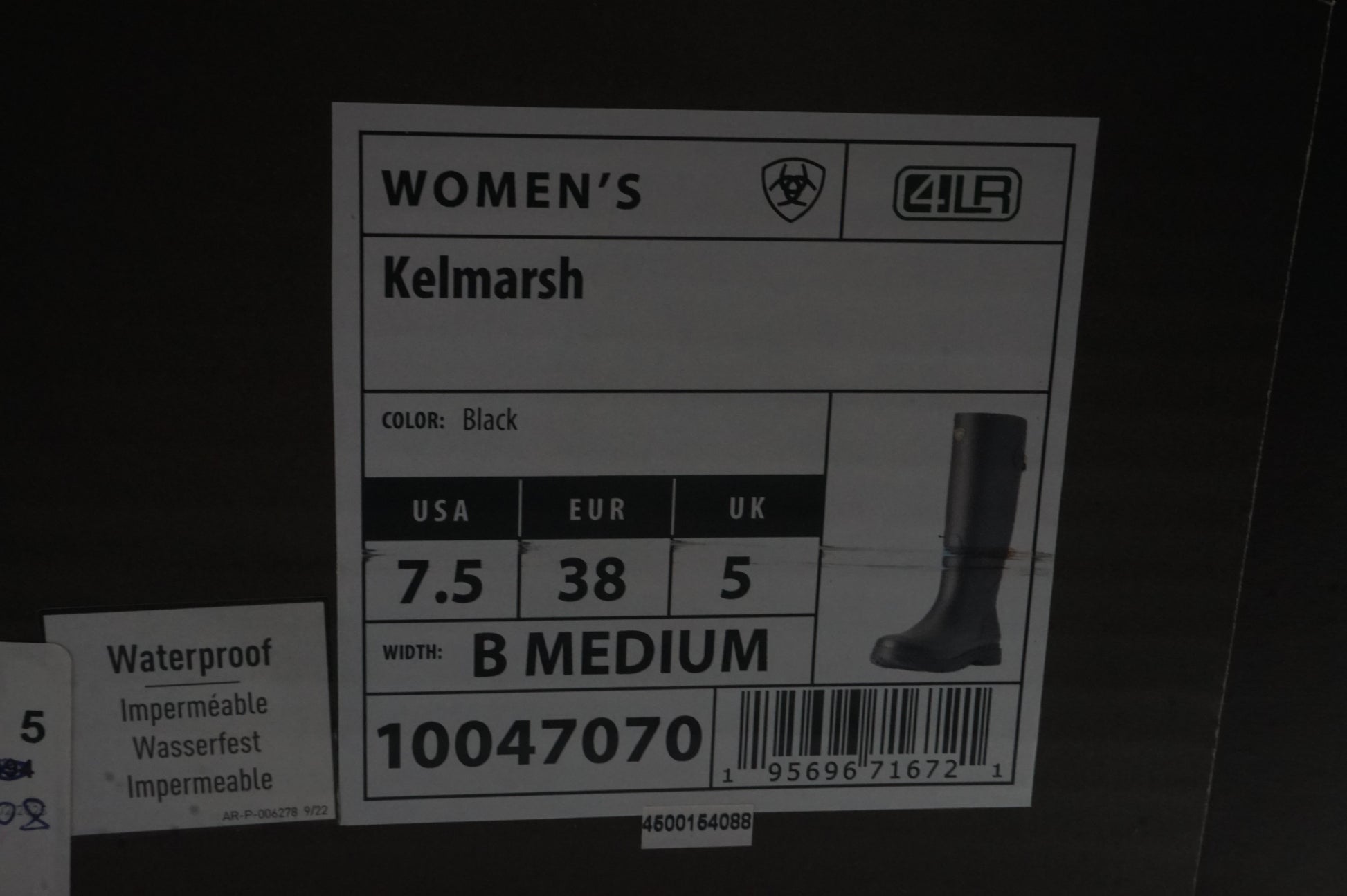 ariat women's kelmarsh wellington boots size UK 5