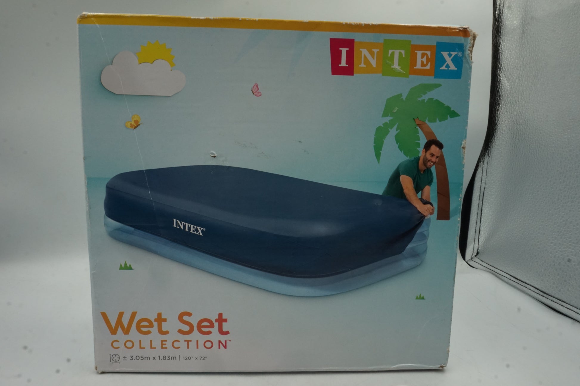 intex wet set collection rectangular pool cover 305X175CM