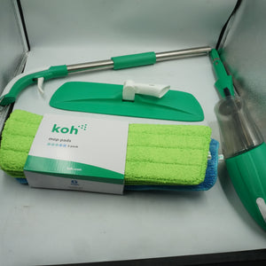 koh spray mop with pack of 5 mop pads