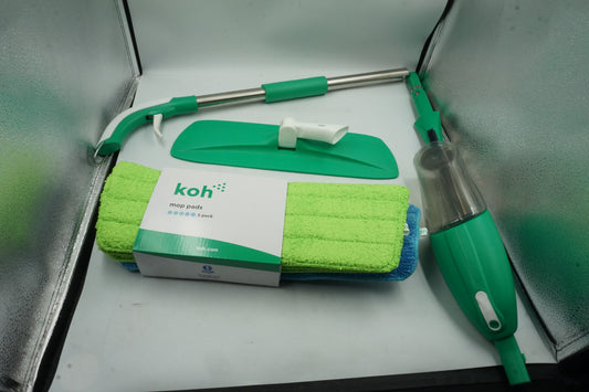 koh spray mop with pack of 5 mop pads