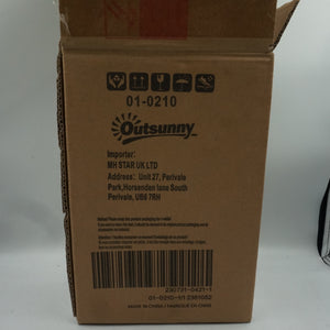 Outsunny 3m gazebo exchangeable side panels walls with window 01-0210