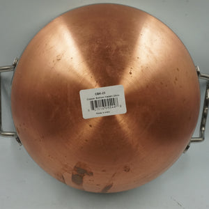stainless steel copper bottom kadai cooking pan 23cm