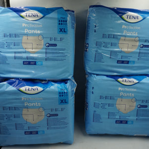 pack of 4 unisex 3x protection TENA protection pants plus XL X12