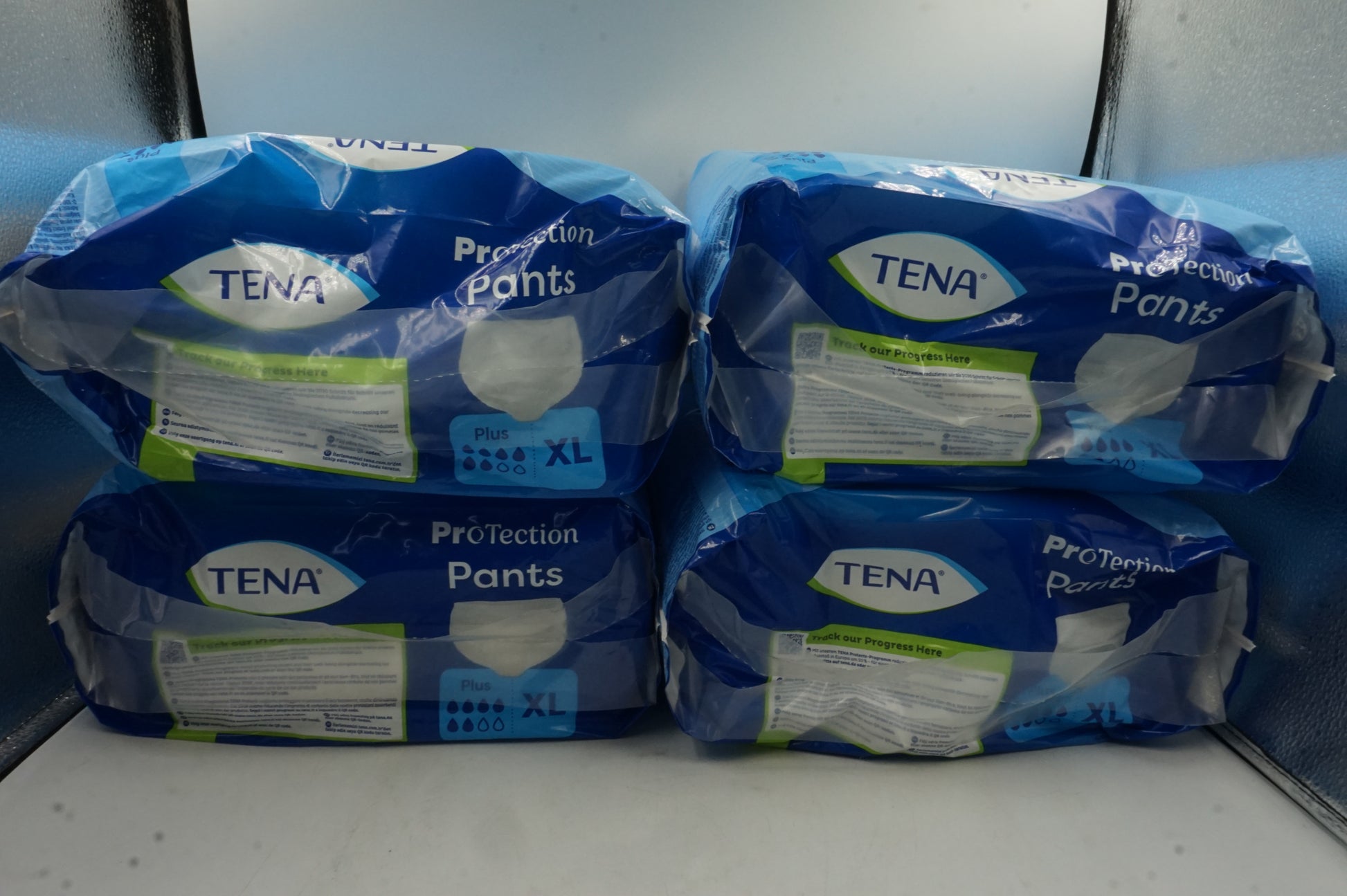 pack of 4 unisex 3x protection TENA protection pants plus XL X12