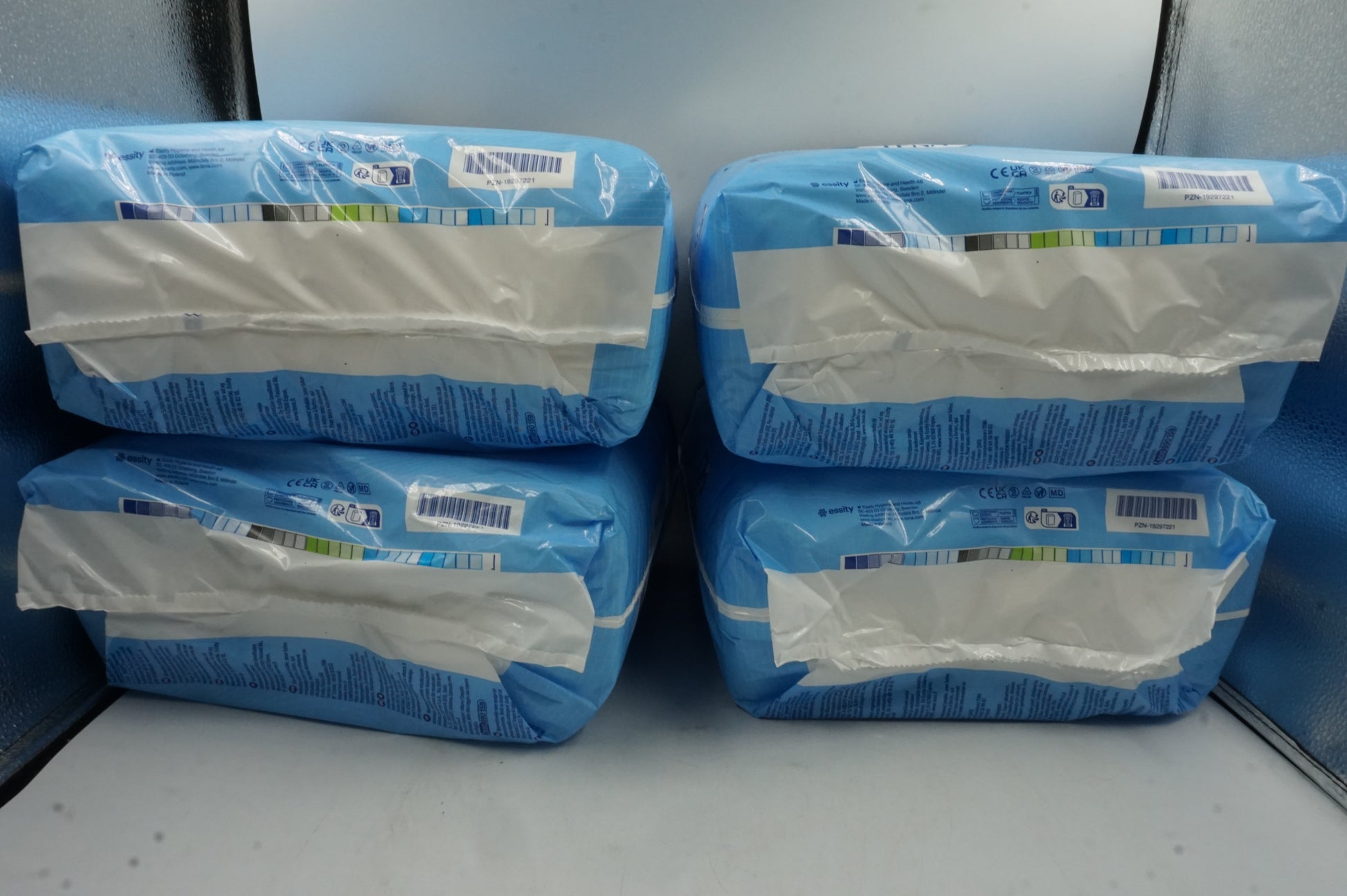 pack of 4 unisex 3x protection TENA protection pants plus XL X12