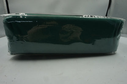 unbranded eyelet emerald velvet window curtains with 2 tie backs 66X54" (168X137CM)