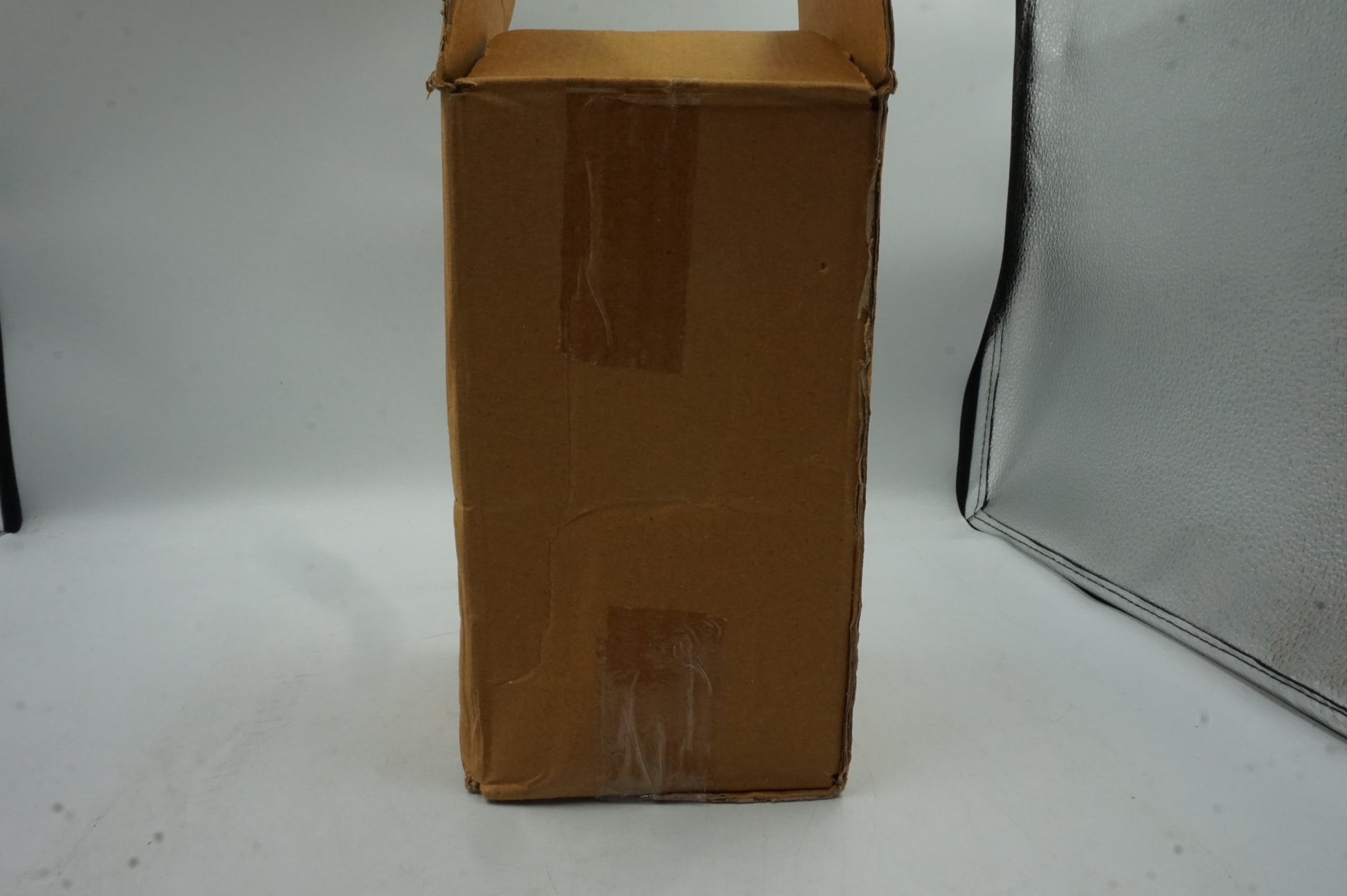 handheld brass bell with wooden handle