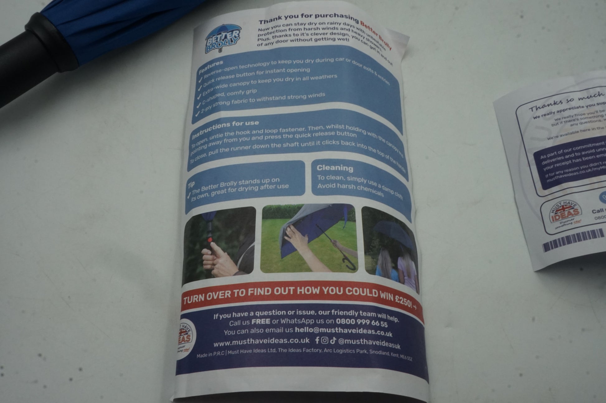 Must have ideas better brolly reversable umbrella