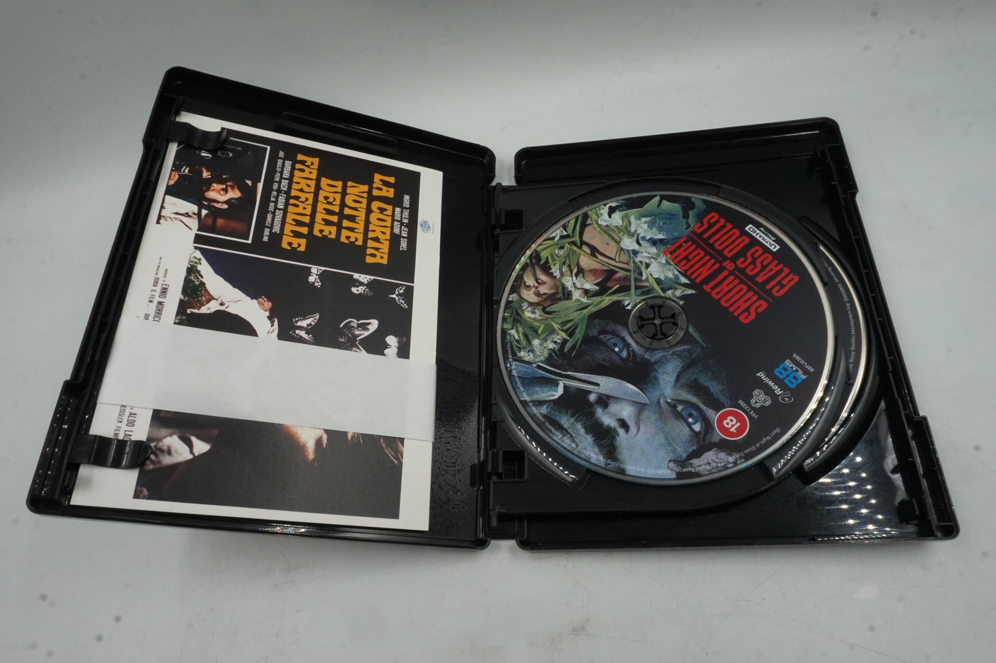 short night of glass dolls the Italian collection 4K Blu-ray