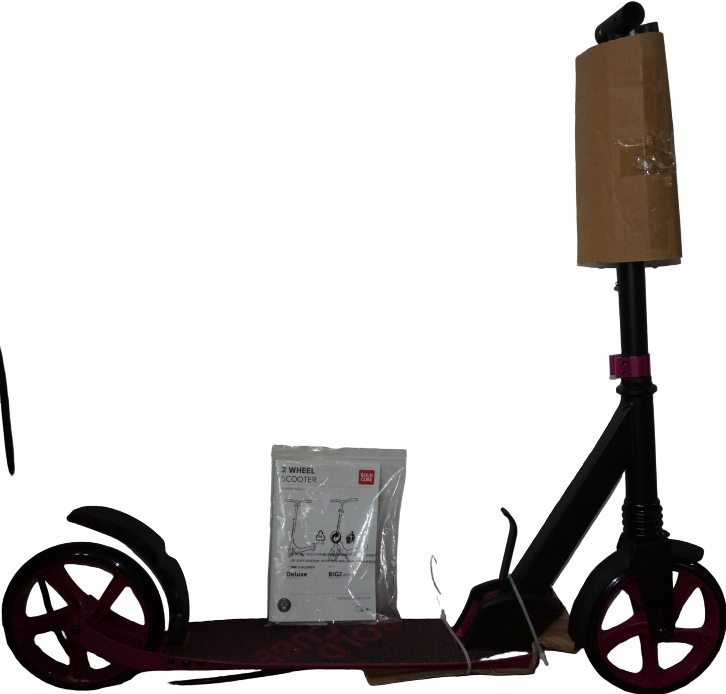 BoldCube magenta Big 2 wheel kids scooter