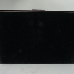 2 layer 20 slot watch case display with glass lid and slot