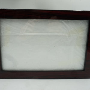 2 layer 20 slot watch case display with glass lid and slot