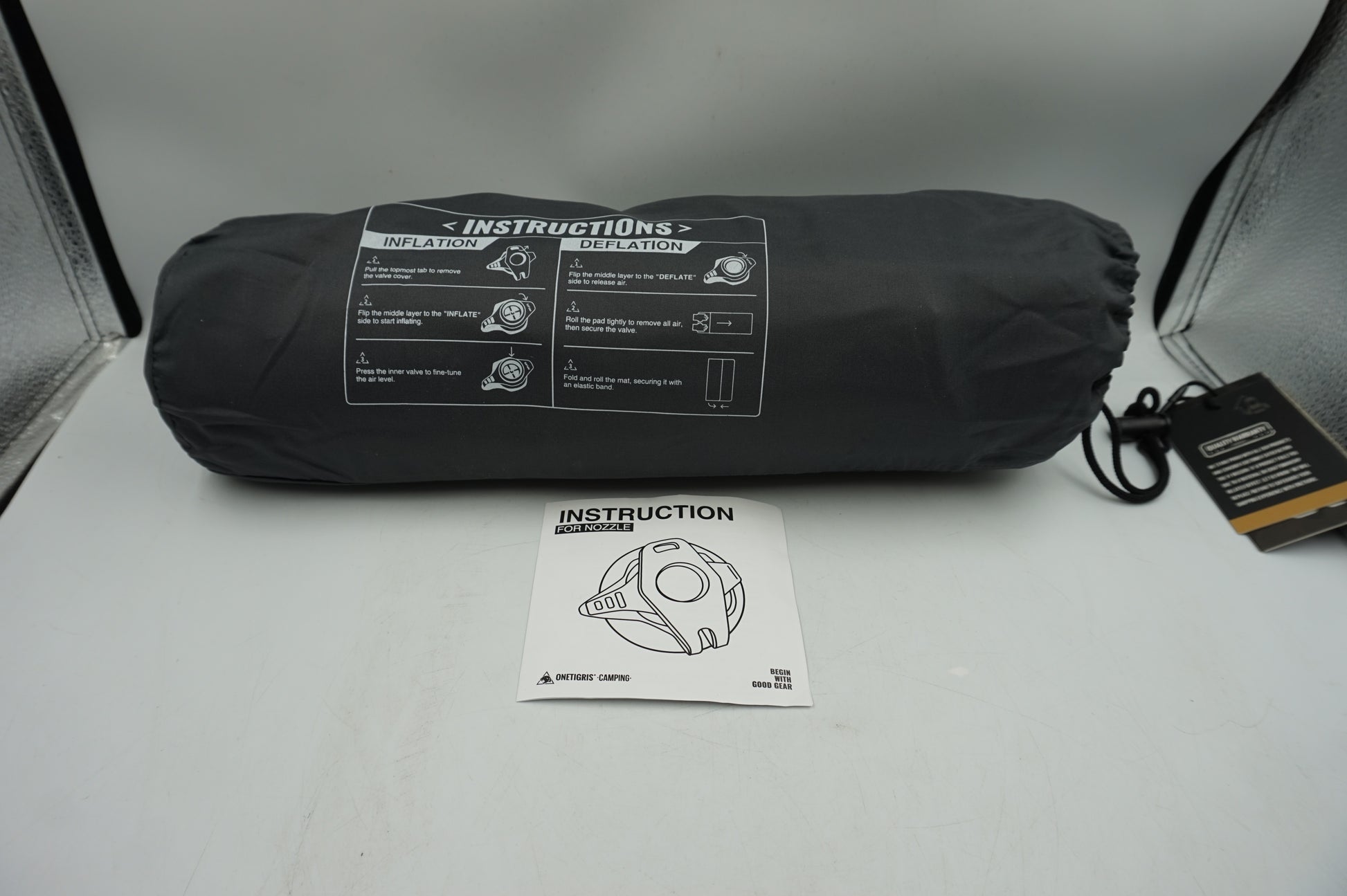 OneTigris camping black crystal air sleeping mat