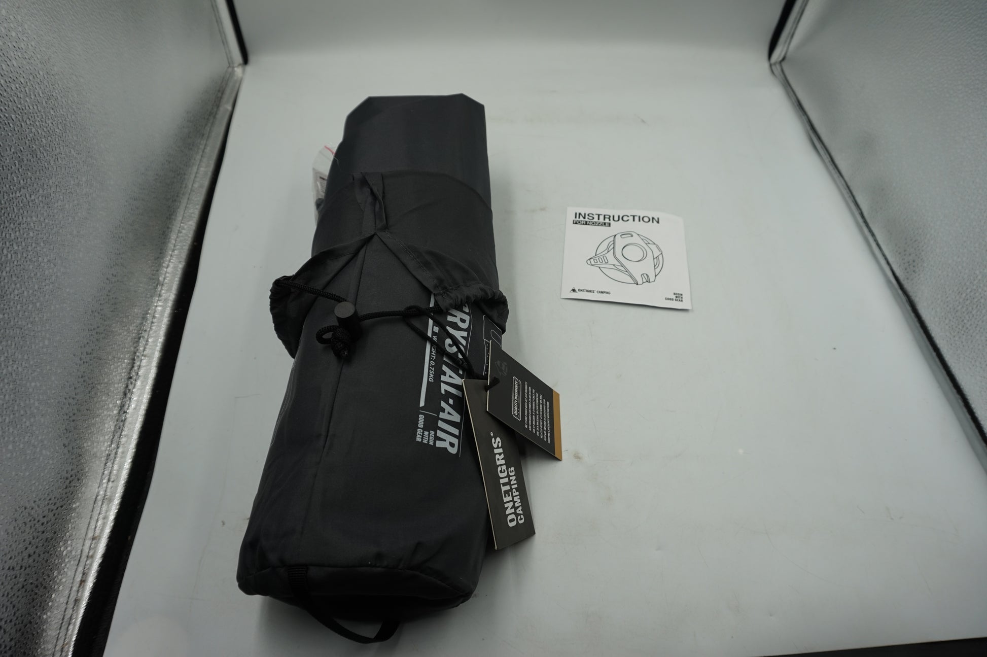 OneTigris camping black crystal air sleeping mat