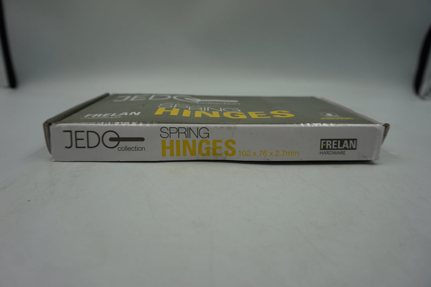 pack of three frelan hardware jedo collection door spring hinges 102X76X2.7mm