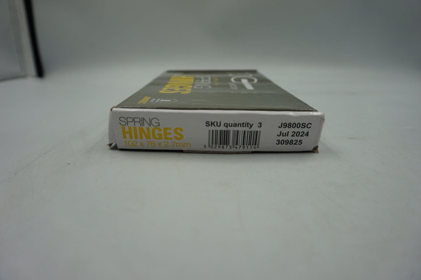 pack of three frelan hardware jedo collection door spring hinges 102X76X2.7mm