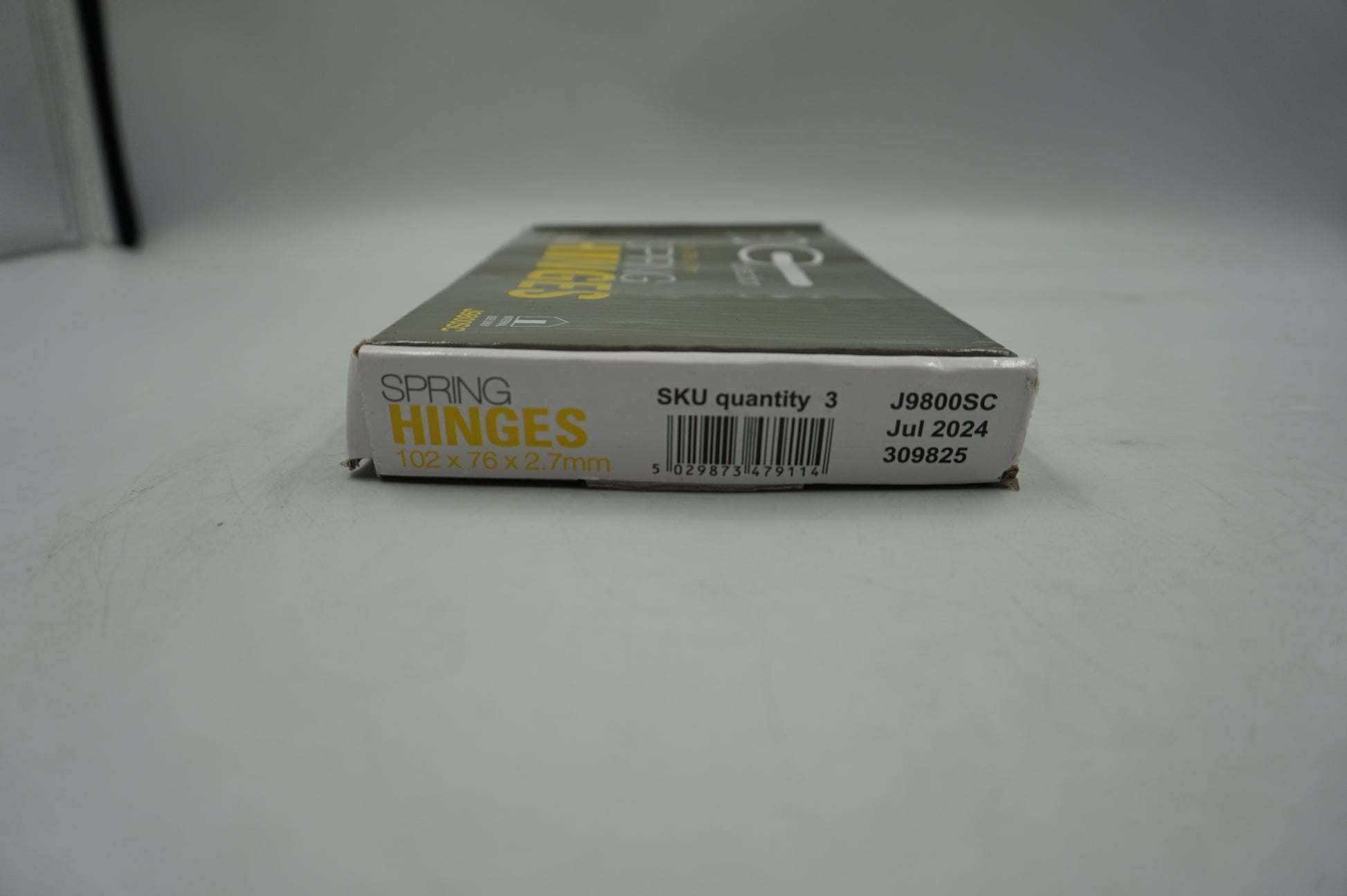 pack of three frelan hardware jedo collection door spring hinges 102X76X2.7mm