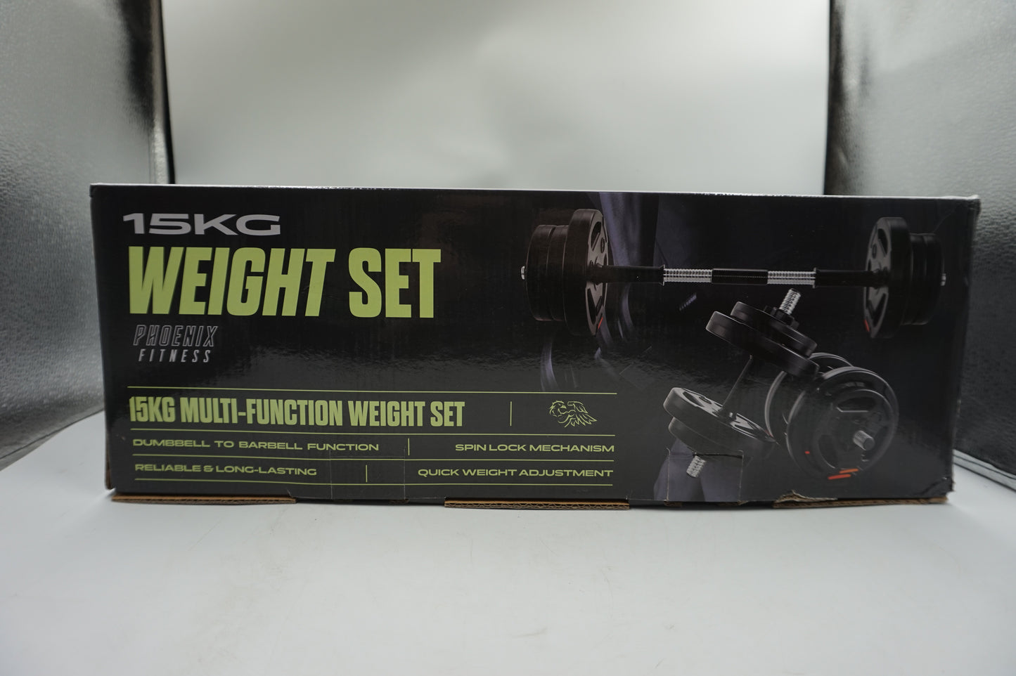 phoenix fitness 15kg multi-function weight set