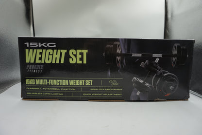 phoenix fitness 15kg multi-function weight set